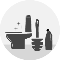 toilets not cleaned