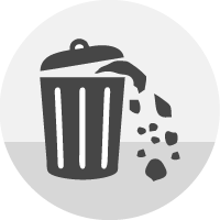 dustbins not cleaned